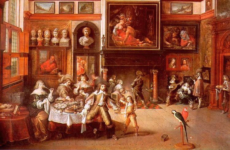 Frans Francken II Gastmahl im Hause des Burgermeisters Rockox France oil painting art